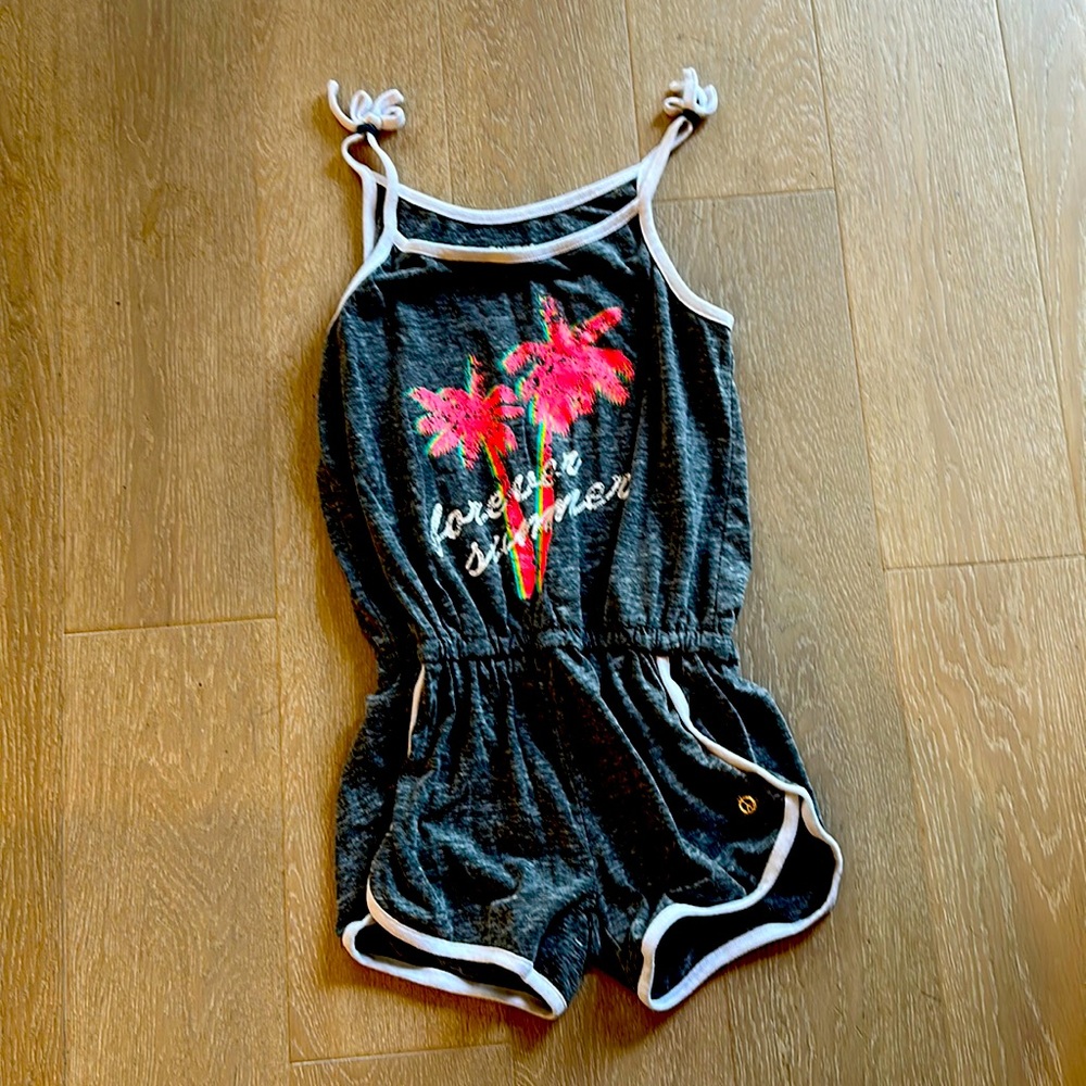 Butter Super Soft Girls Romper Sz L